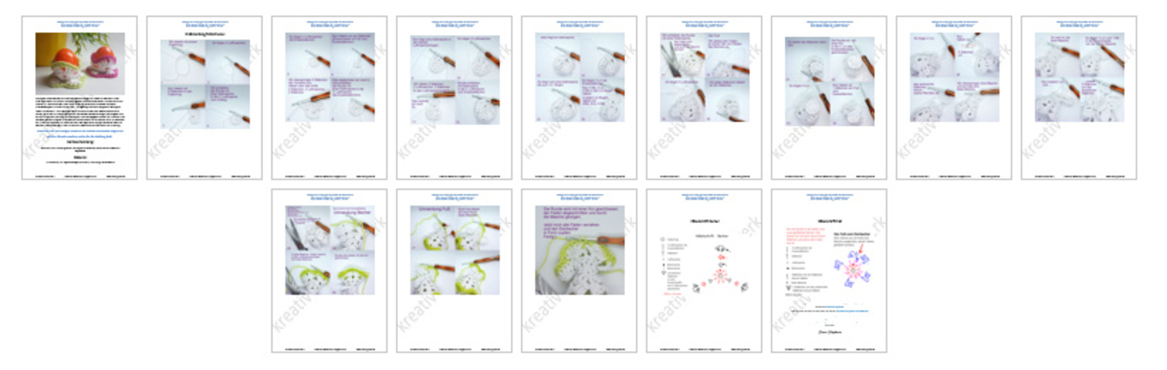Häkelanleitung Eierbecher, Eierwärmer aus Spitze!