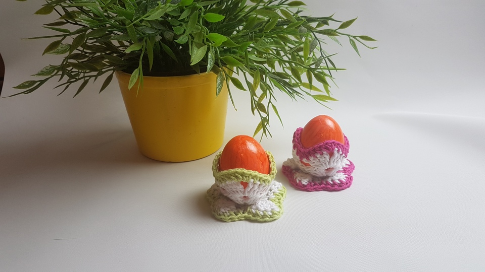 Häkelanleitung Eierbecher, Eierwärmer aus Spitze!
