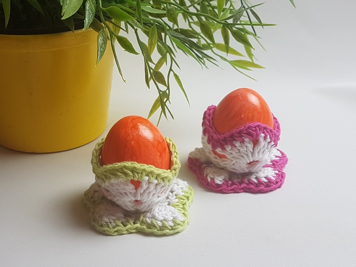 Häkelanleitung Eierbecher, Eierwärmer aus Spitze!