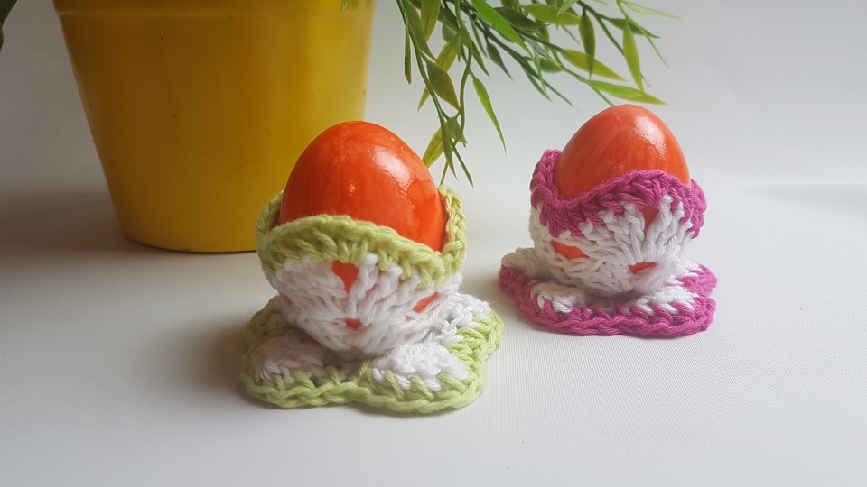Häkelanleitung Eierbecher, Eierwärmer aus Spitze!