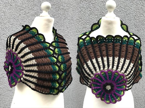 Schulterschmeichler/ kleiner Poncho   "Tijuana"