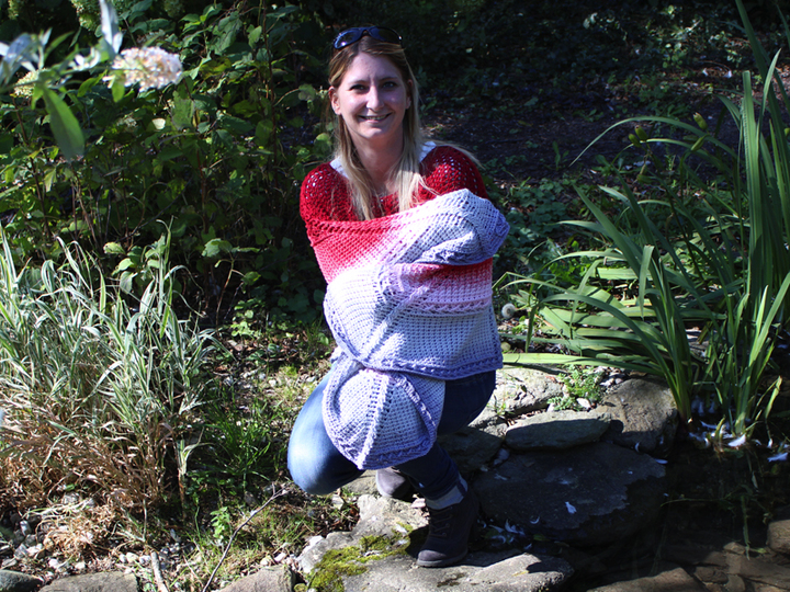 Häkelanleitung Poncho Maria