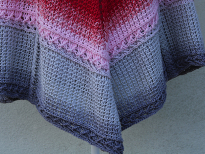 Häkelanleitung Poncho Maria