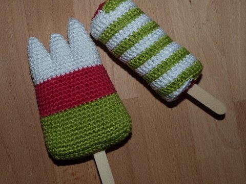 Häkelanleitung für Eis-Klassiker: Dolomiti und Twister