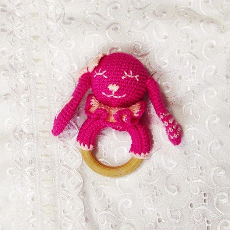 Crochet pattern rattle rabbit