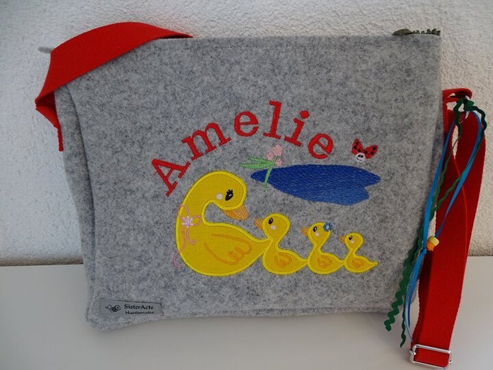 Entenfamilie Stickdatei