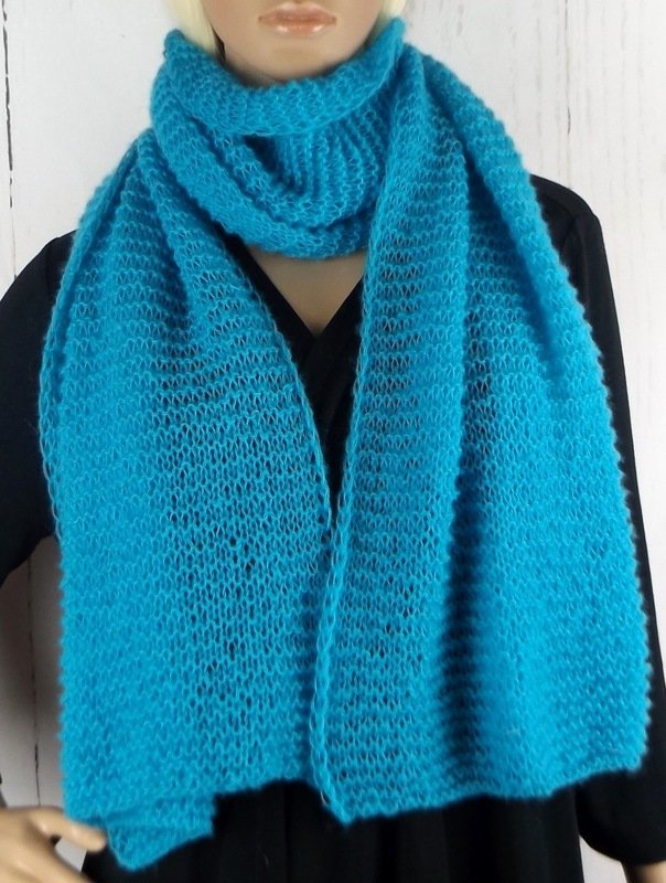 Strickanleitung Kaschmir - Schal " Fluffy" - Bild 2