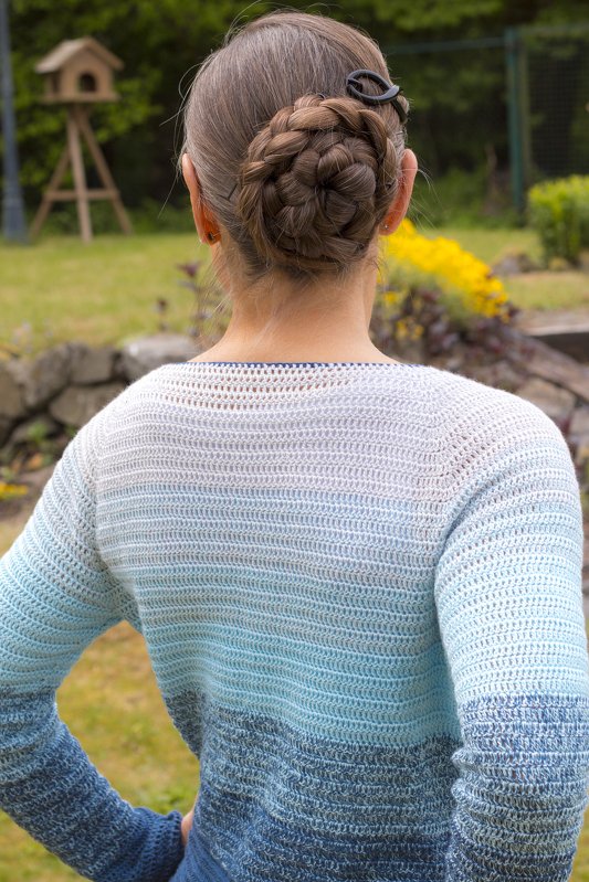 "My Bobbel Cardi"  - Häkeljacke mit perfekter Passform - Größe selbst anpassen - Bild 18