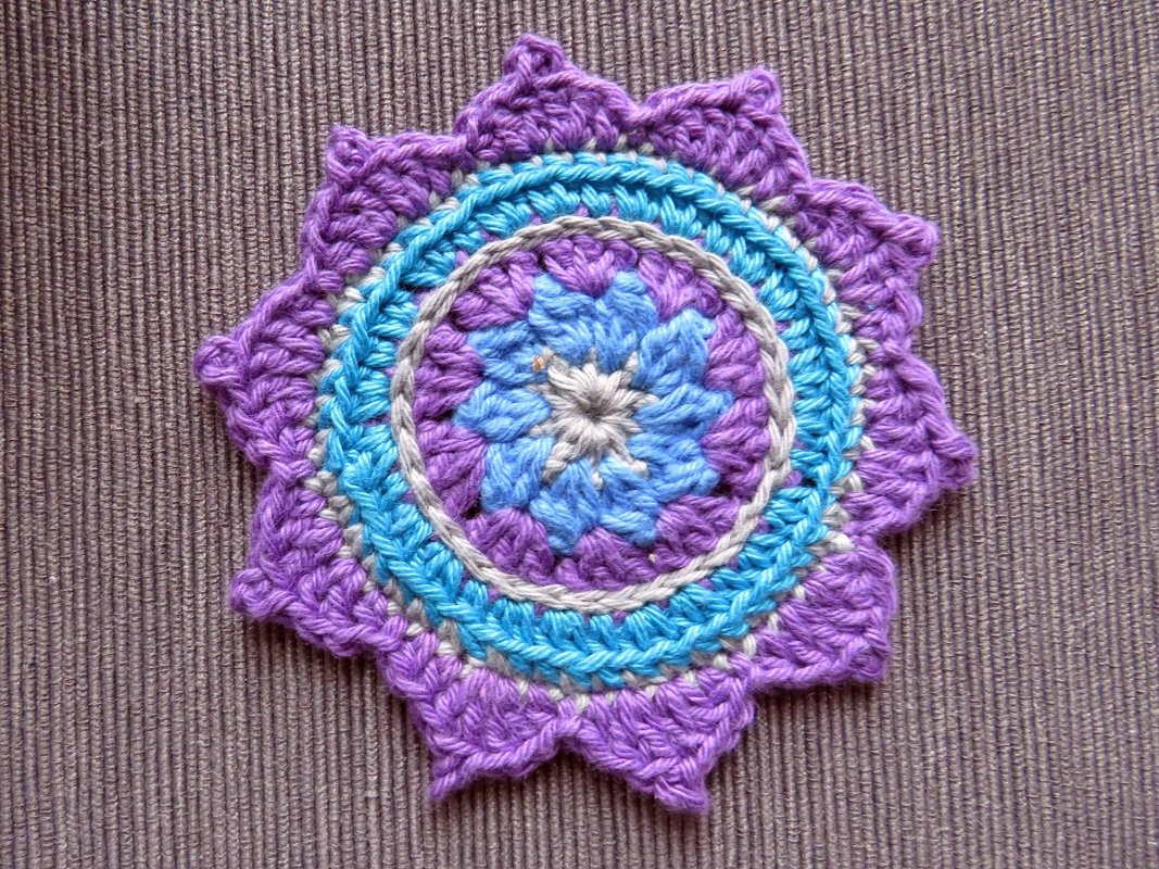 Mandala Glasuntersetzer Nr. 2 - Bild 3