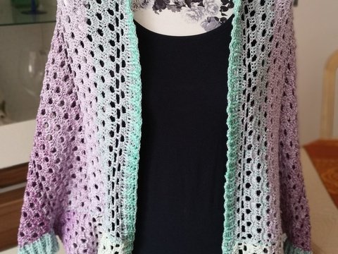 Seelenwärmer „Aafke“, individuelle Größe, Häkelanleitung