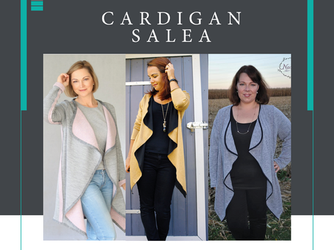 Ebook Cardigan SALEA XS-XXXL