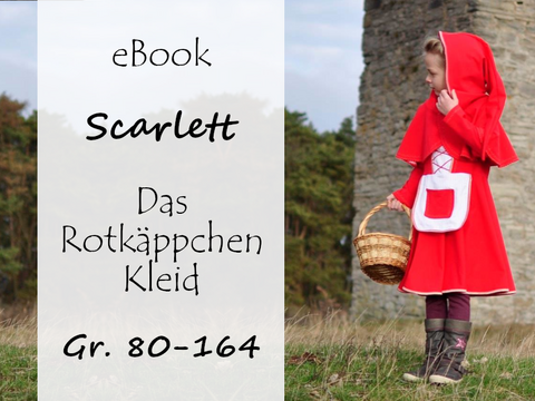 E-Book Scarlett das Rotkäppchenkleid Gr. 80-164