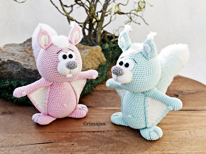 Häkelanleitung - Flughörnchen