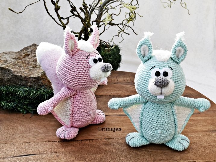 Häkelanleitung - Flughörnchen