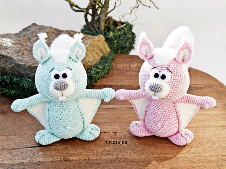 Häkelanleitung - Flughörnchen