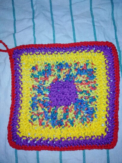 Granny, Topflappen,  Kissenhülle...Muster "Rahala"