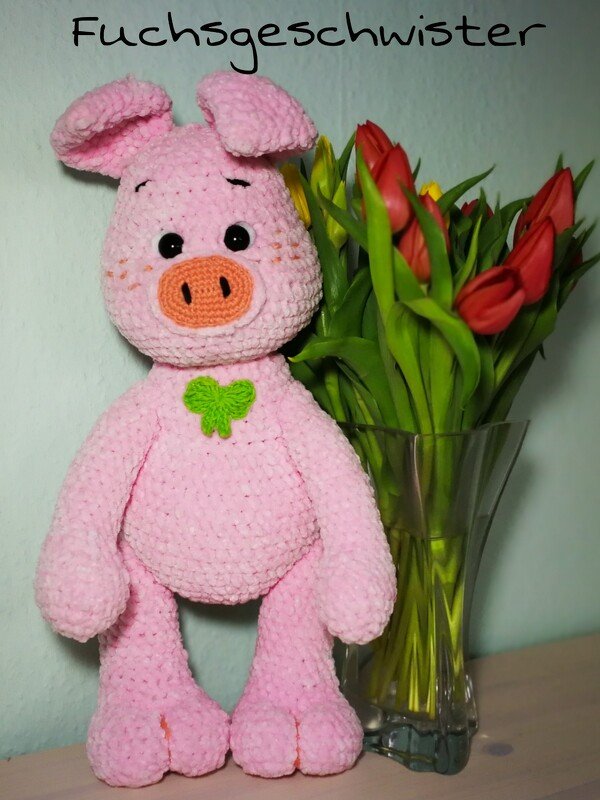 XXL Schweinchen "Freddy Ferkel" häkeln - Bild 6