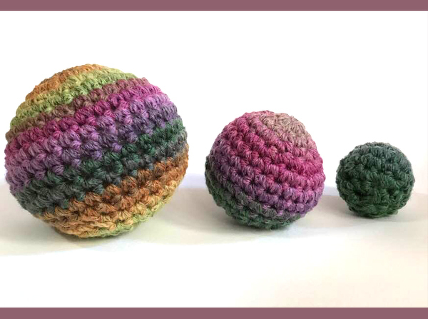 HäkelKugeln in 3 Größen :