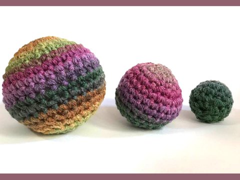 HäkelKugeln in 3 Größen :