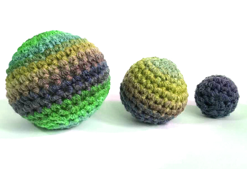 HäkelKugeln in 3 Größen :