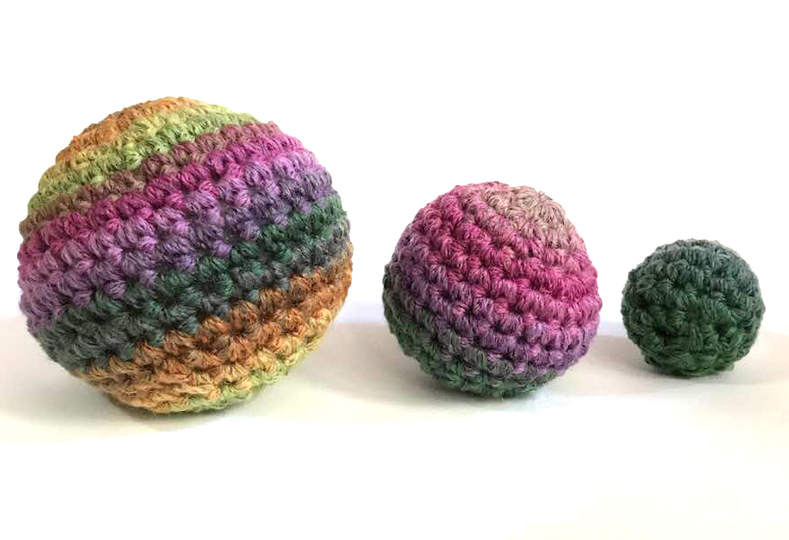 HäkelKugeln in 3 Größen :