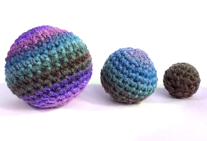 HäkelKugeln in 3 Größen :