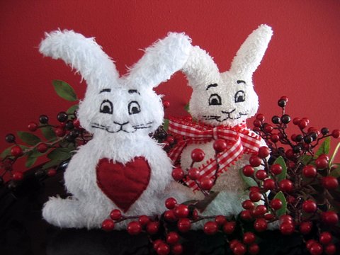 Stickdatei Hase ITH für den Rahmen 13 cm x 18 cm