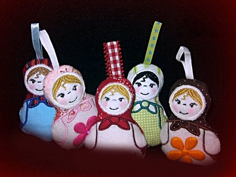 Stickdatei Olga ITH für den Rahmen 10 cm x 10 cm