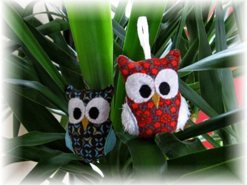 Stickdatei Eule ITH für den Rahmen 10 cm x 10 cm