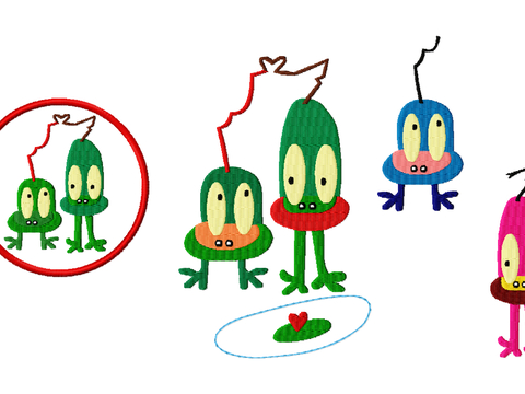 Stickdatei "Kontaktsuche ohne Internet"