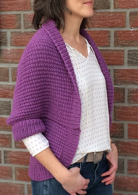 Strickanleitung für Seelenwärmer "Traum in lila" - Bild 2