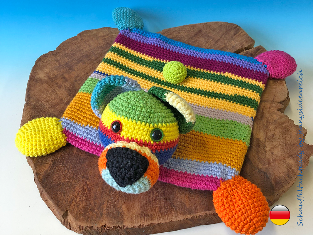 Amigurumi Schnuffeltuch Teddy von jennysideenreich