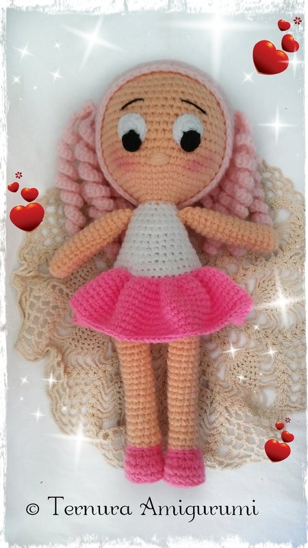 Crochet pattern doll NINNA pdf english- deutsch- dutch ternura amigurumi - Image 2