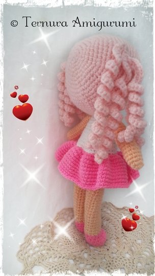 Crochet pattern doll NINNA pdf english- deutsch- dutch ternura amigurumi