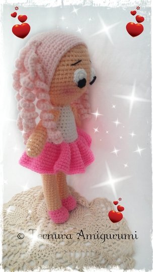Crochet pattern doll NINNA pdf english- deutsch- dutch ternura amigurumi