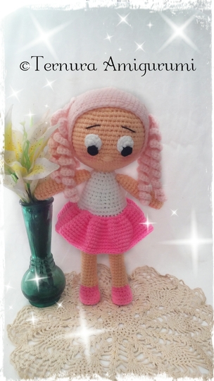 Häkelanleitung puppe NINNA pdf english- deutsch- dutch ternura amigurumi