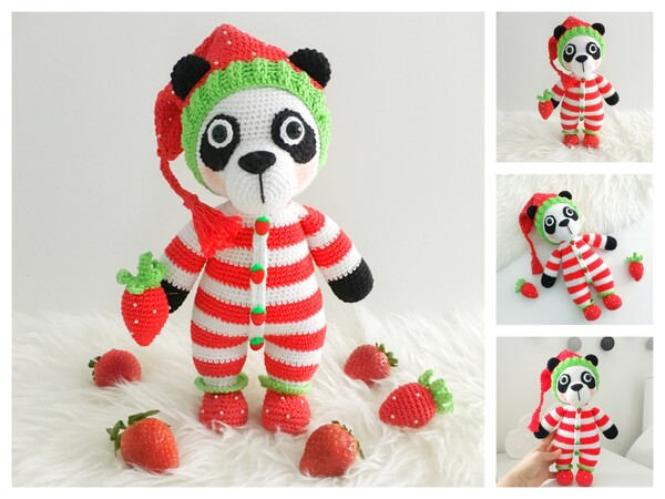 Strawberry Panda Toffee