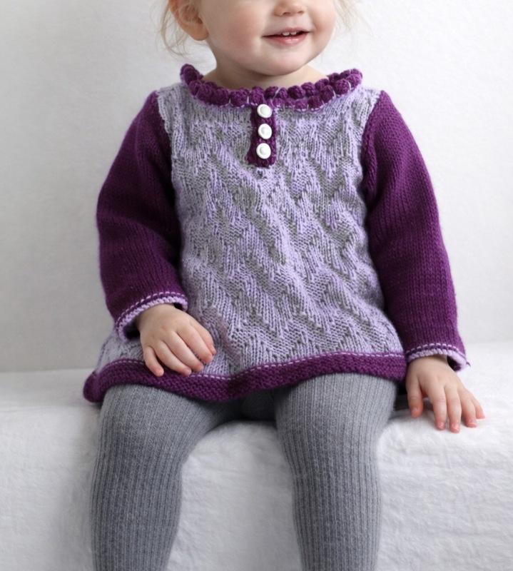 Anleitung Spezieller Kinderpulli/Kleid gestrickt für ca. 12 Monate alt - Bild 2