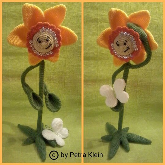 Häkelanleitung Amigurumi / Die kleine Osterglocke