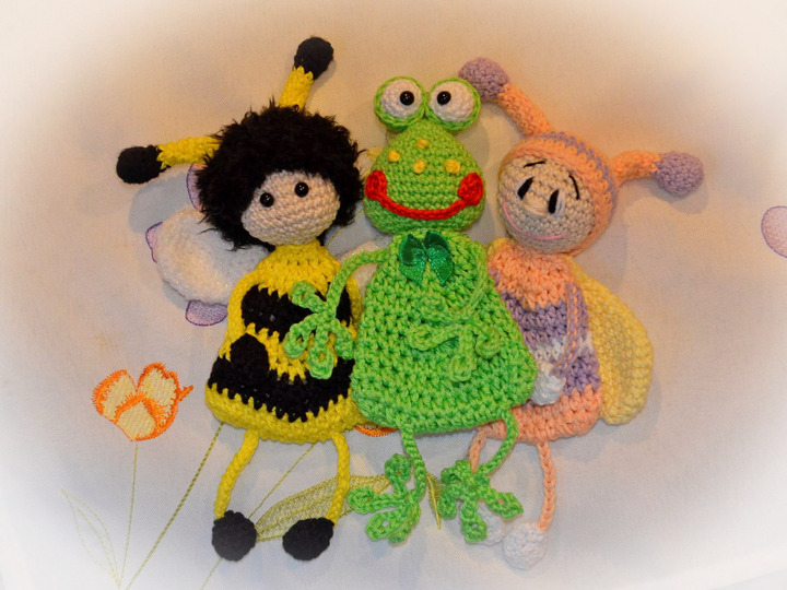 Frühlingsanhänger Frosch Hoppsl Osterstrauch Frühlingsdeko Taschenbaumler