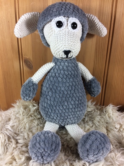 Flauschiges Schaf - Häkelanleitung