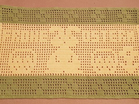 Anleitung Häkeldeckchen "Frohe Ostern"