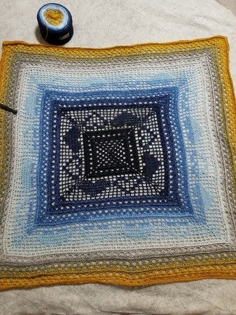 Little Paths of Love - Square Blanket
