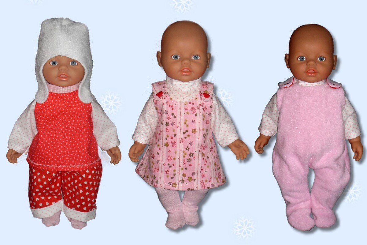 Ebook Schnittmuster 19 Modelle Puppengröße 32 cm - Bild 8