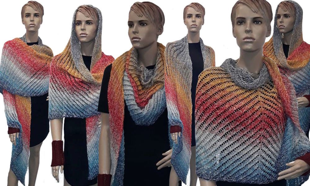 Strickanleitung Stola Tuch Roundabout - Bild 2