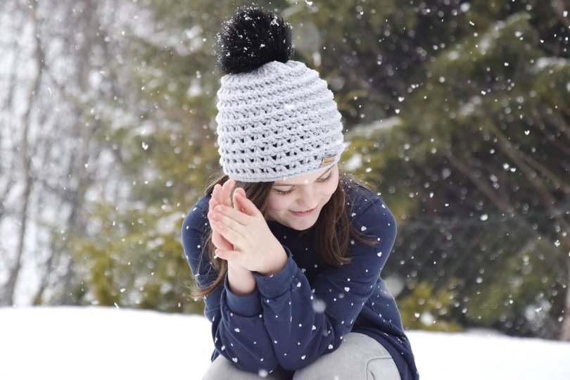 - RENÉ - Bommelmütze in 3 Tragevarianten häkeln, ab 36-60 cm Kopfumfang, unisex, mit Größentabelle, Beanie oder Mütze