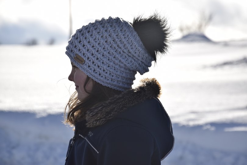 - RENÉ - Bommelmütze in 3 Tragevarianten häkeln, ab 36-60 cm Kopfumfang, unisex, mit Größentabelle, Beanie oder Mütze