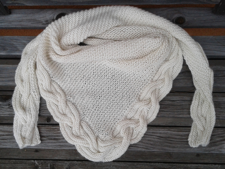 Machtig trachtig ein auf beiden Seiten tragbares Dreieckstuch