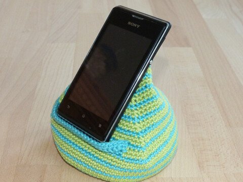 Häkelanleitung für einen Handy-Sitzsack