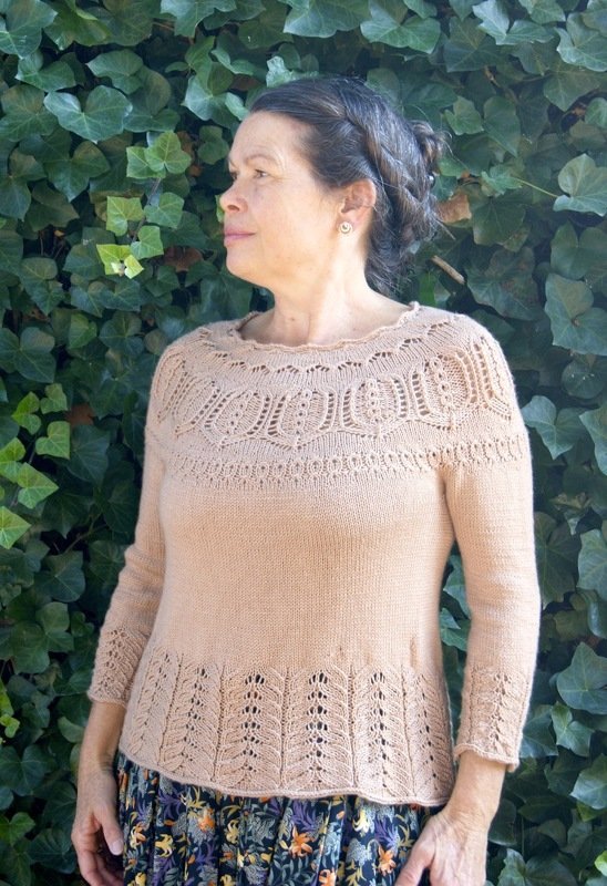 Strickanleitung Pullover mit Rundpasse „Relaxis“